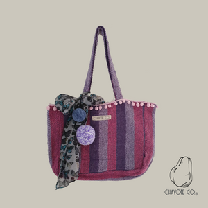 Bolsa Pitahya - Morado con Rosa