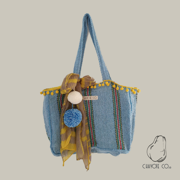 Bolsa Pitahya - Azul cielo