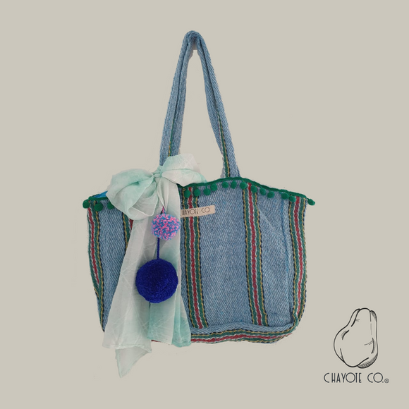 Bolsa Pitahya - Azul cielo